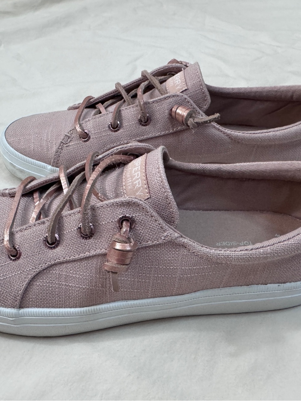 Rose Gold Sneakers - Picture 5 of 6